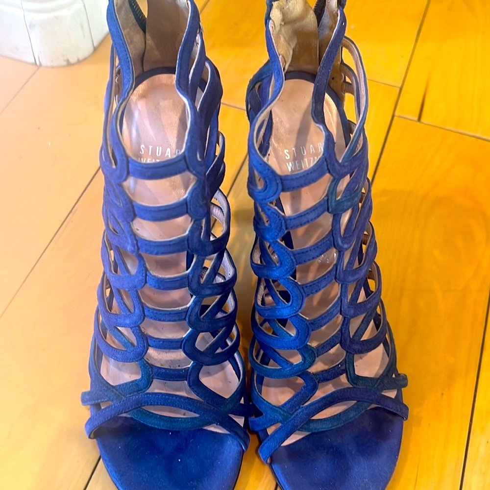 A beautiful blue Stuart Whitman blue shoes. Great condition